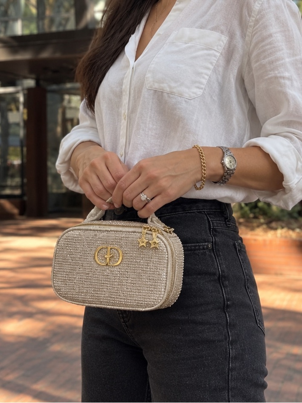 Dior Holiday 2025 Limited Edition Gold Pouch